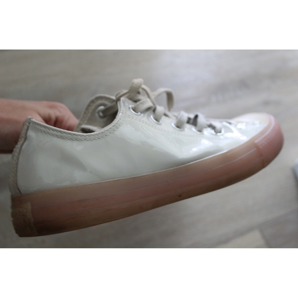 Converse Chuck Taylor All Star Low 'Mouse Washed Coral' Patent 166446C Womens 12 - Picture 7 of 7